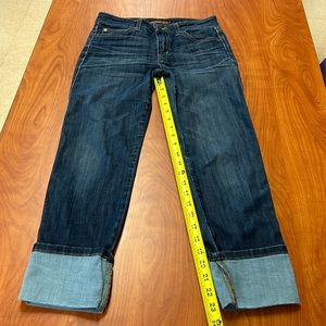 Joe’s size 26 Cool Off Clean Cuff Crop Samantha Jeans